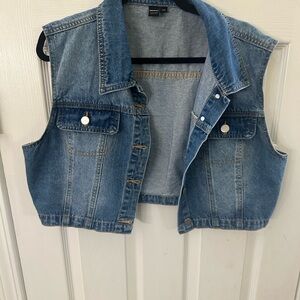 SHEIN Light Blue Denim Jacket